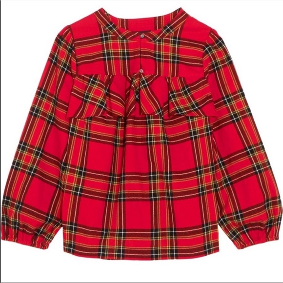 J crew Tartan Top - Picture 2 of 5
